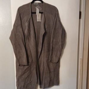 Barefoot Dreams Women's Tan Trench Coat